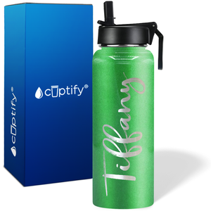 Personalized Tiffany Style on 40oz Wide Mouth