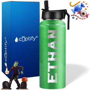 Personalized Grim on Halloween 40oz Water Bottle