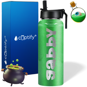 Personalized Haunted on Halloween 40oz Water Bottle