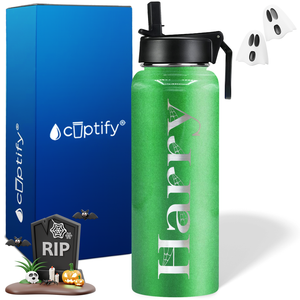 Personalized Wicked on Halloween 40oz Water Bottle