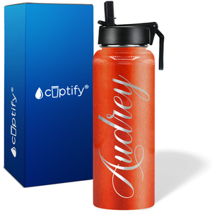 Personalized Audrey Style on 40oz Wide Mouth