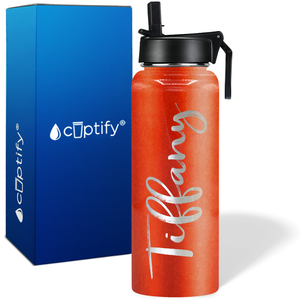 Personalized Tiffany Style on 40oz Wide Mouth