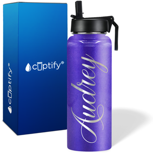 Personalized Audrey Style on 40oz Wide Mouth