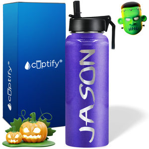 Personalized Scary on Halloween 40oz Water Bottle