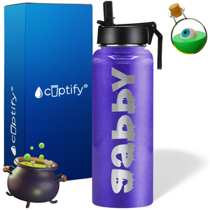Personalized Haunted on Halloween 40oz Water Bottle