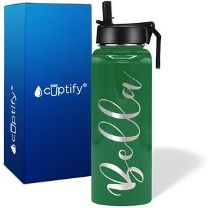 Personalized Bella Style on 40oz Wide Mouth