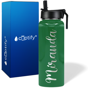 Personalized Miranda Style on 40oz Wide Mouth