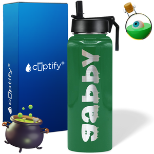 Personalized Haunted on Halloween 40oz Water Bottle