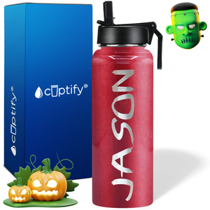 Personalized Scary on Halloween 40oz Water Bottle