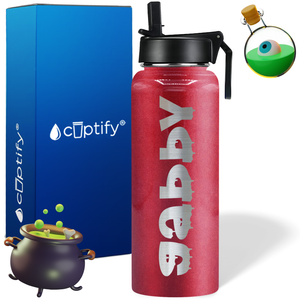 Personalized Haunted on Halloween 40oz Water Bottle