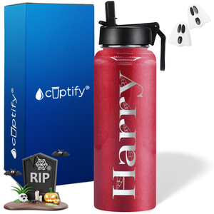 Personalized Wicked on Halloween 40oz Water Bottle