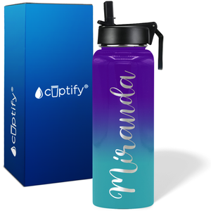 Personalized Miranda Style on 40oz Wide Mouth