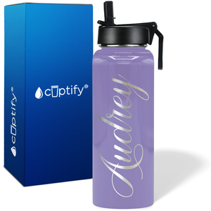 Personalized Audrey Style on 40oz Wide Mouth