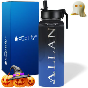 Personalized Eerie on Halloween 40oz Water Bottle