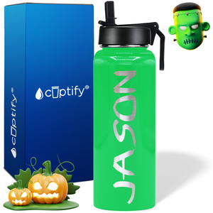 Personalized Scary on Halloween 40oz Water Bottle
