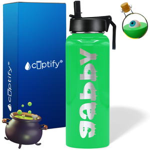 Personalized Haunted on Halloween 40oz Water Bottle