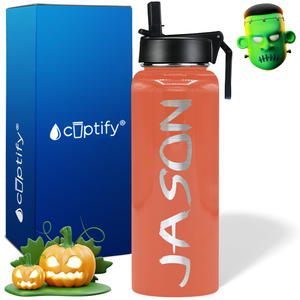 Personalized Scary on Halloween 40oz Water Bottle