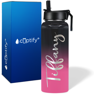 Personalized Tiffany Style on 40oz Wide Mouth