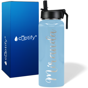 Personalized Miranda Style on 40oz Wide Mouth