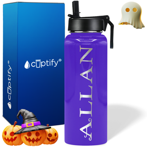 Personalized Eerie on Halloween 40oz Water Bottle