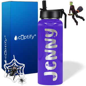 Personalized Spooky on Halloween 40oz Water Bottle
