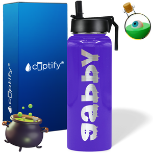Personalized Haunted on Halloween 40oz Water Bottle