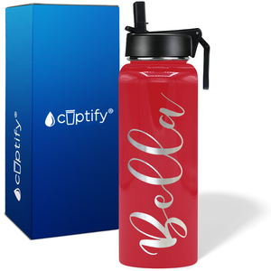 Personalized Bella Style on 40oz Wide Mouth