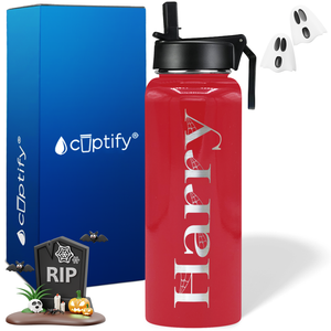 Personalized Wicked on Halloween 40oz Water Bottle