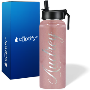 Personalized Audrey Style on 40oz Wide Mouth