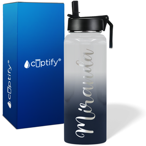 Personalized Miranda Style on 40oz Wide Mouth