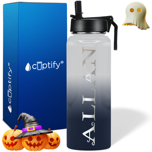 Personalized Eerie on Halloween 40oz Water Bottle