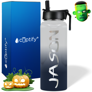 Personalized Scary on Halloween 40oz Water Bottle