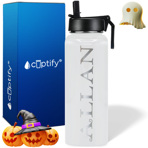 Personalized Eerie on Halloween 40oz Water Bottle