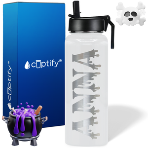 Personalized Bloody on Halloween 40oz Water Bottle