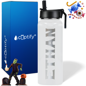 Personalized Grim on Halloween 40oz Water Bottle