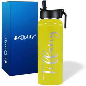 Personalized Tiffany Style on 40oz Wide Mouth