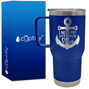 I need my Vitamin Sea Anchor 20oz Beach Life Travel Mug