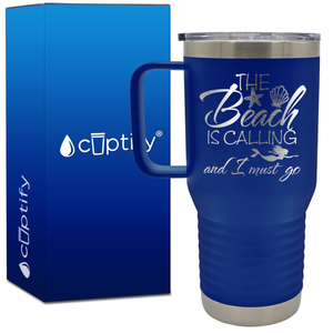 The Beach is Calling 20oz Beach Life Travel Mug