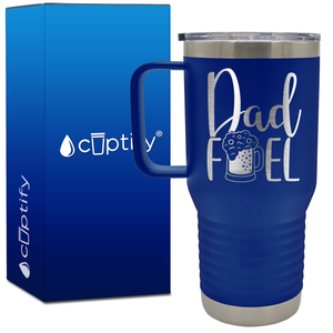 Dad Fuel 20oz Beer Lover Travel Mug