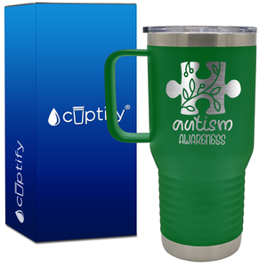 Autism Awareness Puzzle 20oz Autism Travel Mug