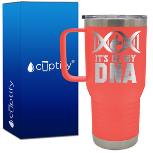 It's in My DNA Basketball 20oz Basketball Travel Mug