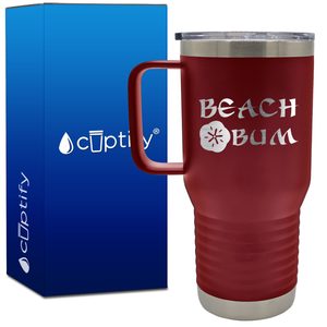 Beach Bum 20oz Beach Life Travel Mug
