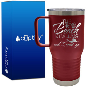 The Beach is Calling 20oz Beach Life Travel Mug