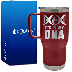 It's in My DNA Basketball 20oz Basketball Travel Mug