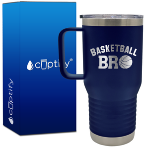 Basketball Bro 20oz Basketball Travel Mug