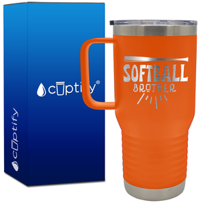 Softball Brother 20oz Softball Travel Mug