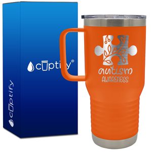 Autism Awareness Puzzle 20oz Autism Travel Mug