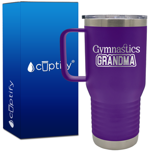 Gymnastics Grandma 20oz Gymnastics Travel Mug