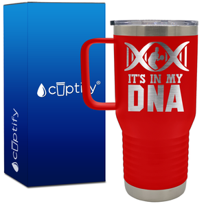 It's in My DNA Basketball 20oz Basketball Travel Mug