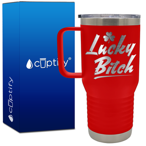 Lucky Bitch 20oz Travel Mug